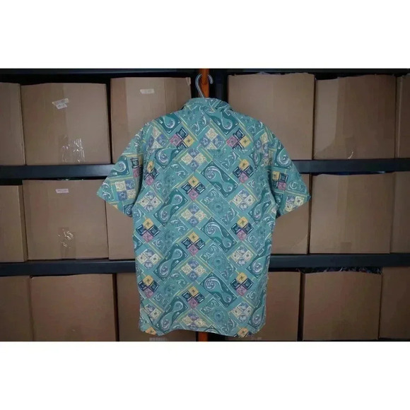 90s Oscar De La Renta Shirt Men's XL #355 - Picture 2 of 5